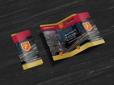 Trifol Corporate Brochure branding branding design brochure design corporate identity design print design trifold brochure