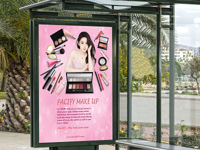 Hoarding Design billboard branding cosmetics design hoarding interaction poster product design