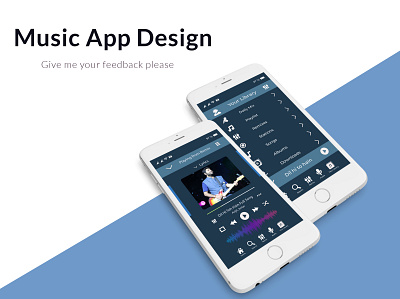 Music App Design app app design app ui music app design ui ui design uiux web