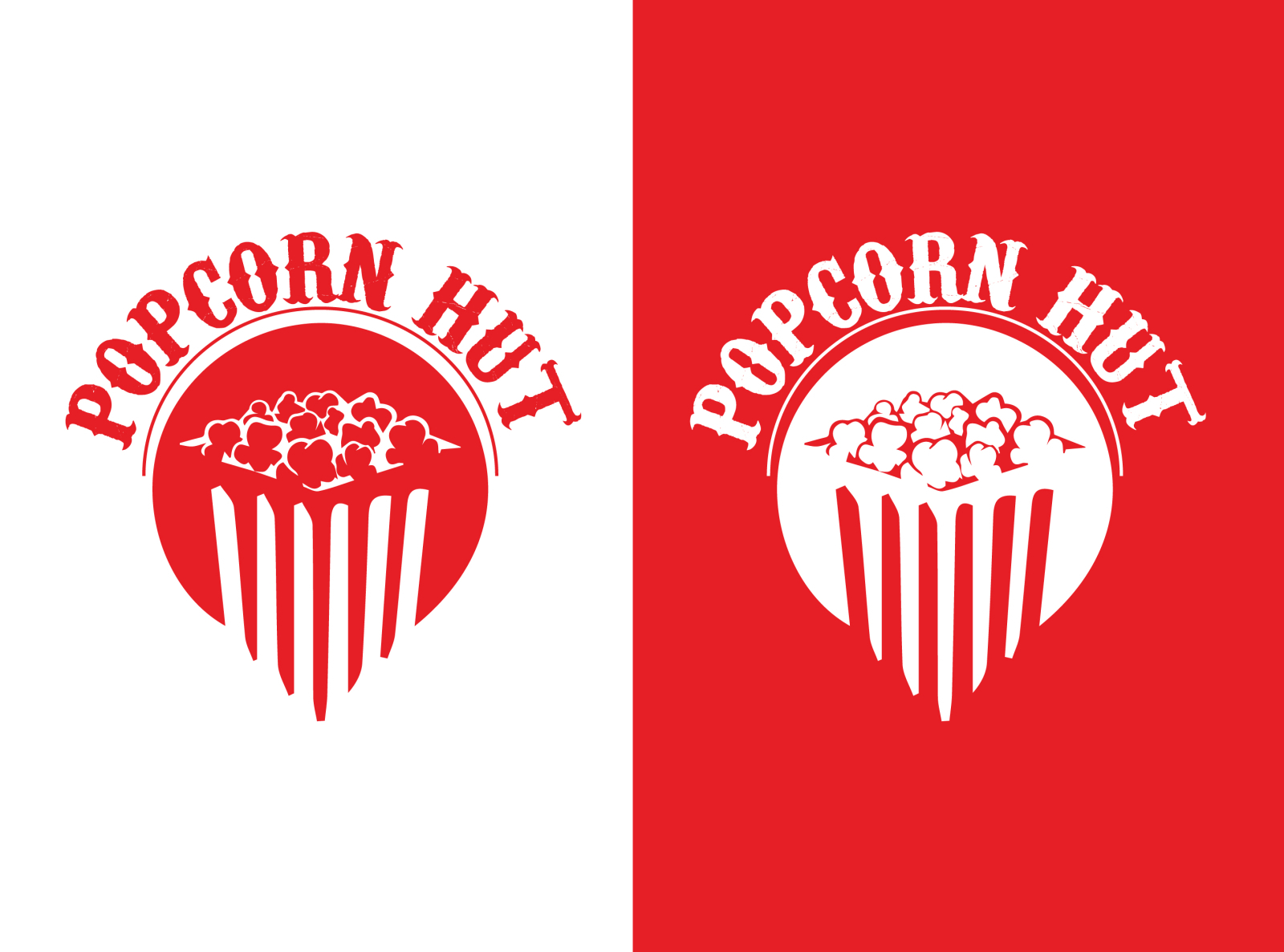 Popcorn Logo by Jinat Lubna on Dribbble