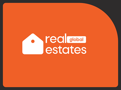 Real Estates Global - Logo branding colors graphic design logo real estate visual identity web design