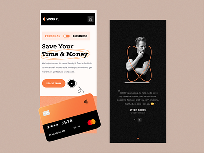 WORP. - Responsive Mobile Ui