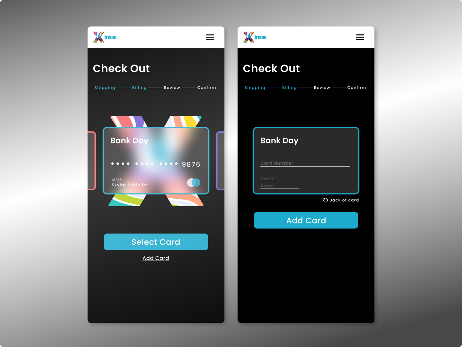 Daily UI - 002 Checkout by Yael on Dribbble