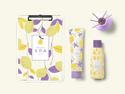 Lemon and lavender. Pattern set brand design branding clipart creative market flat hand drawn icon illustraion lemon lemonpattern pattern design vector