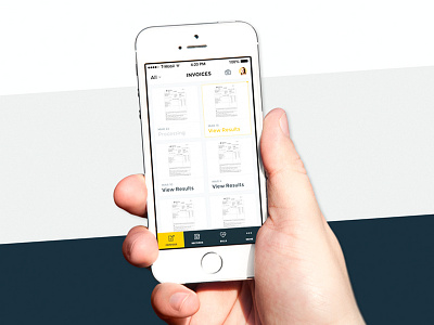 My Invoices app invoices ios results user experience user interface