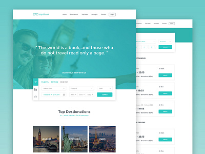 Light Booking Website booking cars clean flights hotel modern travel ui web design website
