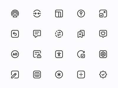 Myicons — Interface, Essential, UI vector line icons by Myicons on Dribbble