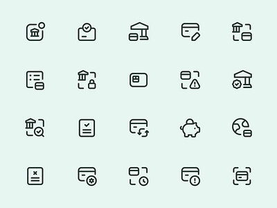 Myicons — Payments, Finance vector line icons