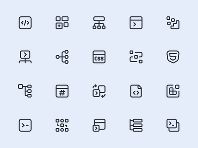Myicons — Programming, Data line icons essential icons flat icons icon design icon pack icons icons design icons pack interface icons line icons myicons ui ui design ui designer ui icons ui kit ui pack ui set web design web designer web ui