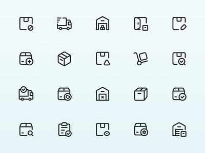 Myicons — Smart hone vector line icons pack