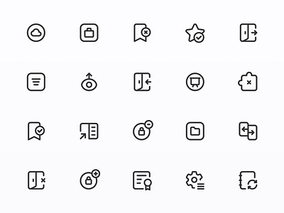 Myicons — Interface, Essential, UI  vector line icons pack