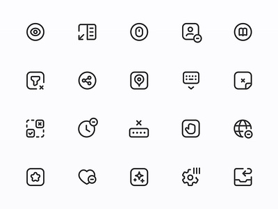 Myicons — Interface, Essential, UI  vector line icons pack