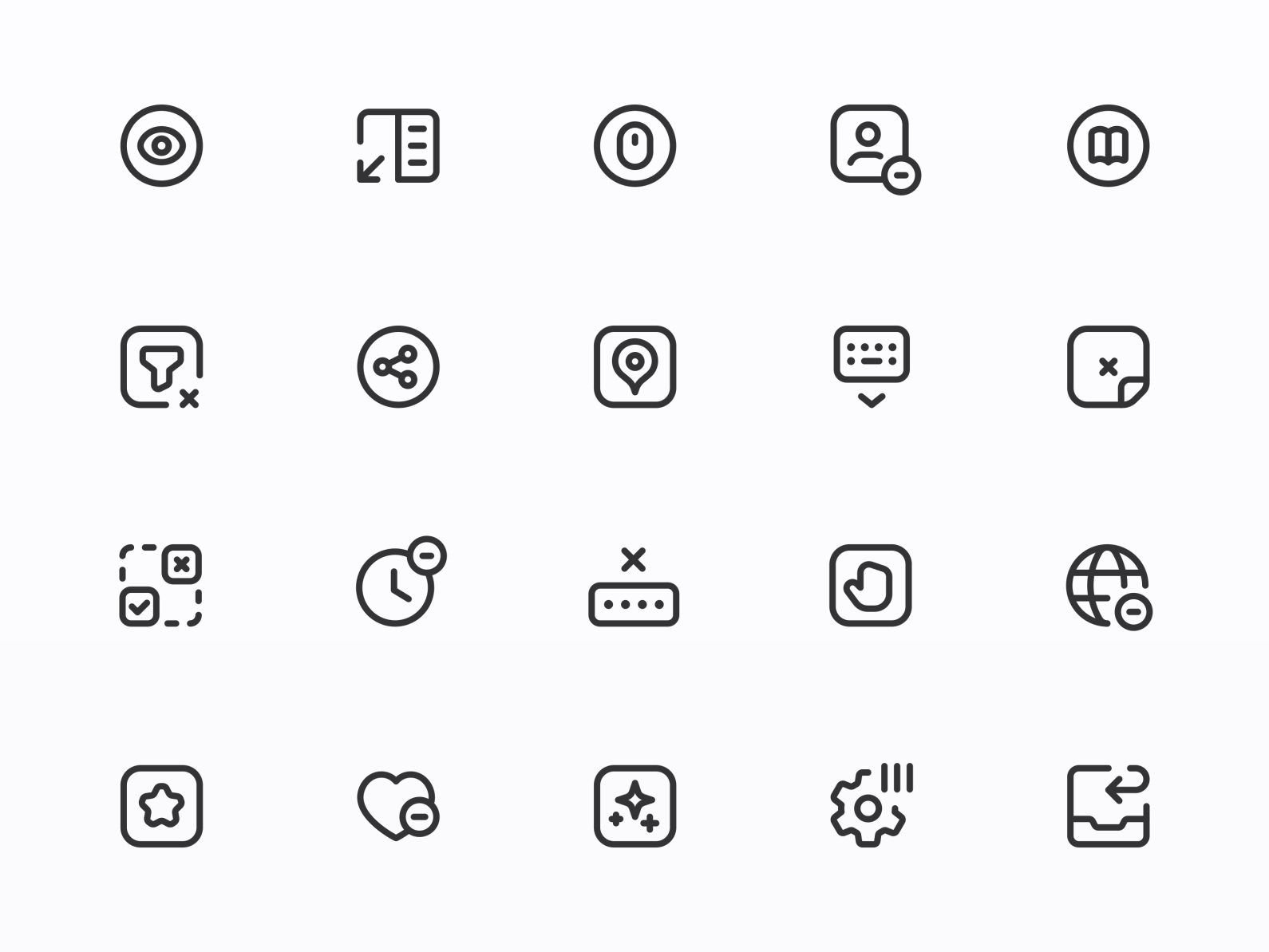 Myicons — Interface, Essential, UI vector line icons pack by Myicons on ...