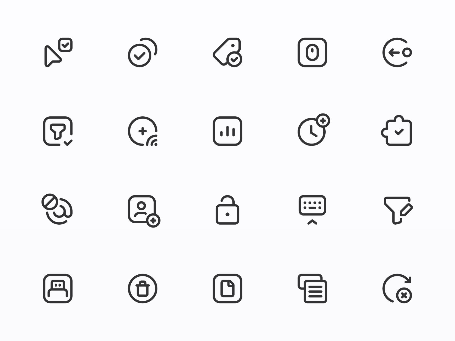 Myicons — Interface, Essential, UI vector line icons pack by Myicons on ...