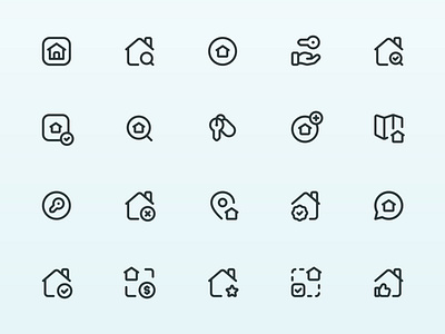 Myicons — Real Estate vector line icons pack essential icons flat icons icon design icon pack icons icons design icons pack interface icons line icons myicons ui ui design ui designer ui icons ui kit ui pack ui set web design web designer web ui