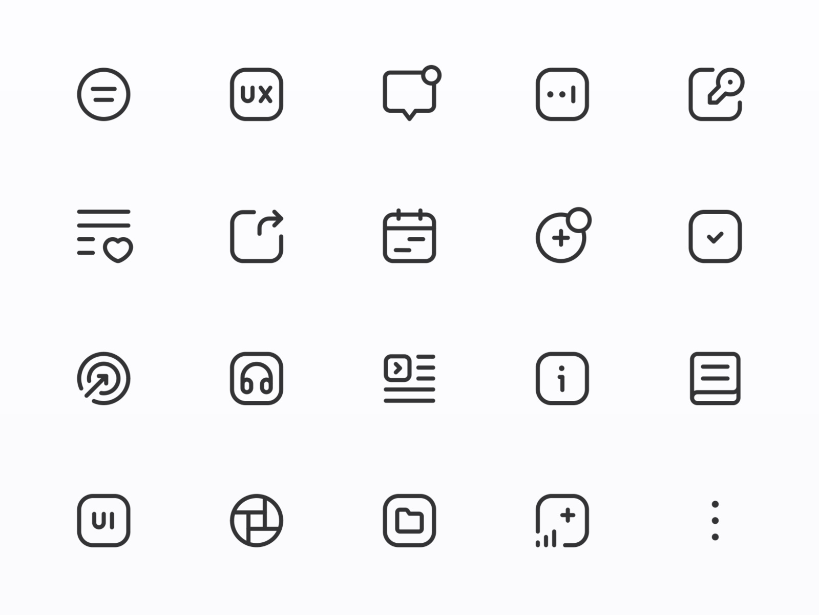 Myicons — Interface, Essential, UI vector line icons pack by Myicons on ...