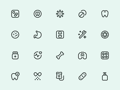 Myicons — Healtch, Medicine vector line icons pack essential icons flat icons icon design icon pack icons icons design icons pack interface icons line icons myicons ui ui design ui designer ui icons ui kit ui pack ui set web design web designer web ui