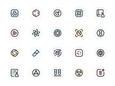 Myicons — Science vector line icons pack essential icons flat icons icon design icon pack icons icons design icons pack interface icons line icons myicons ui ui design ui designer ui icons ui kit ui pack ui set web design web designer web ui