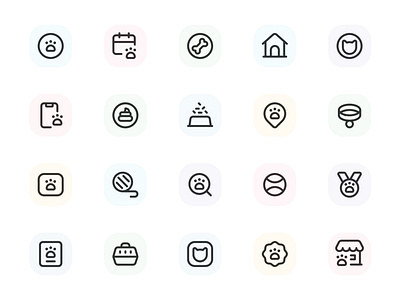 Myicons — Pets, Animals vector line icons pack essential icons flat icons icon design icon pack icons icons design icons pack interface icons line icons myicons ui ui design ui designer ui icons ui kit ui pack ui set web design web designer web ui