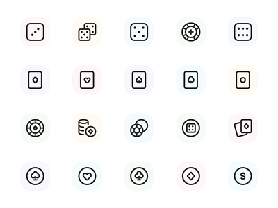 Myicons — Entertainment, Casino vector line icons pack essential icons flat icons icon design icon pack icons icons design icons pack interface icons line icons myicons ui ui design ui designer ui icons ui kit ui pack ui set web design web designer web ui