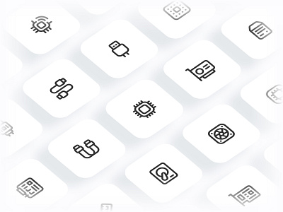 Myicons — Hardware, Components vector line icons pack essential icons flat icons icon design icon pack icons icons design icons pack interface icons line icons myicons ui ui design ui designer ui icons ui kit ui pack ui set web design web designer web ui
