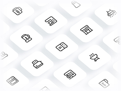 Myicons — Kitchen, Cooking vector line icons pack