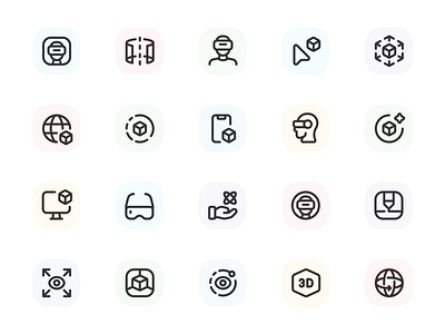 Myicons — Technology vector line icons pack