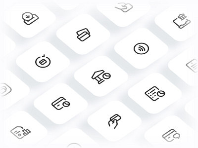 Myicons — Payments, Finance  vector line icons pack