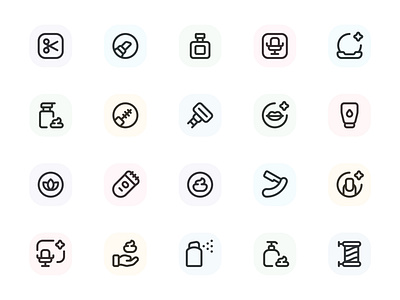 Myicons — Beauty vector line icons pack