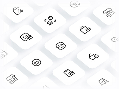 Myicons — Shopping, Ecommerce vector line icons pack