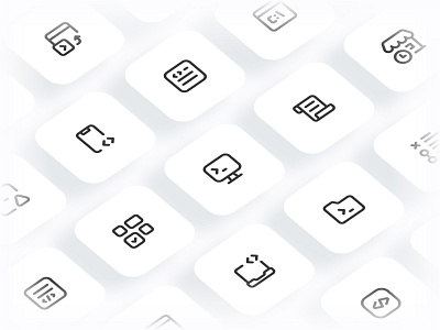 Myicons — Programing, Data  vector line icons pack