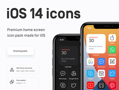 iOS 14 icons — home screen vector line icons pack essential icons flat icons icon design icon pack icons icons design icons pack interface icons line icons myicons ui ui design ui designer ui icons ui kit ui pack ui set web design web designer web ui
