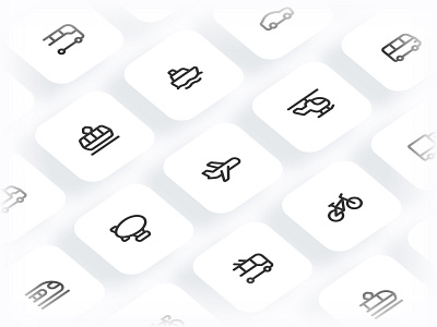 Myicons — Transportation vector line icons pack essential icons flat icons icon design icon pack icons icons design icons pack interface icons line icons myicons ui ui design ui designer ui icons ui kit ui pack ui set web design web designer web ui