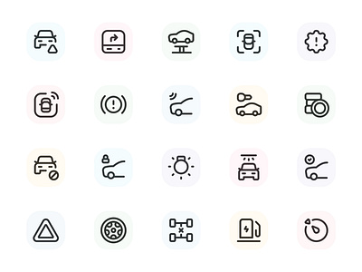 Myicons — Car, Service, Parts vector line icons pack essential icons flat icons icon design icon pack icons icons design icons pack interface icons line icons myicons ui ui design ui designer ui icons ui kit ui pack ui set web design web designer web ui