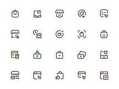Myicons — Shopping, Ecommerce vector line icons pack essential icons flat icons icon design icon pack icons icons design icons pack interface icons line icons myicons ui ui design ui designer ui icons ui kit ui pack ui set web design web designer web ui
