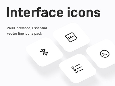 Myicons✨ Essential — 2400 Interface, Ui Vector line Icons Pack