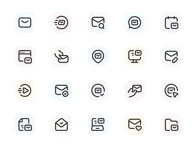 Myicons✨ — Emails vector line icons pack essential icons icon design icon pack icons icons design icons pack interface icons line icons sketch sketchicons ui ui design ui designer ui icons ui kit ui pack ui set web design web designer web ui