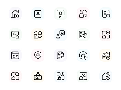 Myicons✨ — Real Estate vector line icons pack