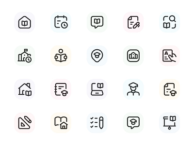 Myicons✨ — School, Learning vector line icons pack essential icons icon design icon pack icons icons design icons pack interface icons line icons sketch sketchicons ui ui design ui designer ui icons ui kit ui pack ui set web design web designer web ui