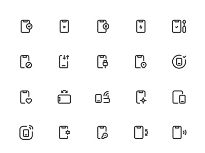 Myicons✨ — Mobile, Devices vector line icons pack