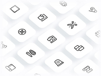 Myicons✨ — Clothes, Sewing vector line icons pack essential icons icon design icon pack icons icons design icons pack interface icons line icons sketch sketchicons ui ui design ui designer ui icons ui kit ui pack ui set web design web designer web ui