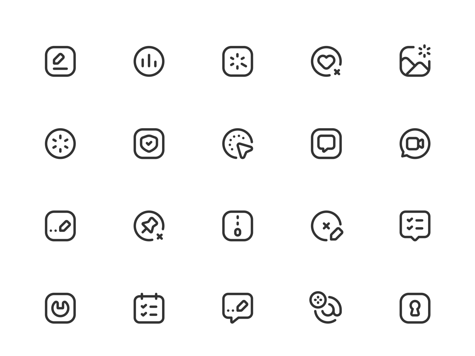 Myicons — Interface, Essential, Ui vector line icons pack by Myicons on ...