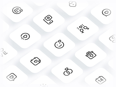 Myicons✨ — Romance, Valentines Day, Love  vector line icons pack