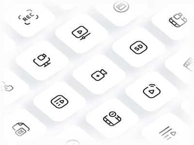 Myicons✨ — Video, Movies vector line icons pack essential icons icon design icon pack icons icons design icons pack interface icons line icons sketch sketchicons ui ui design ui designer ui icons ui kit ui pack ui set web design web designer web ui