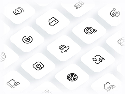 Myicons✨ — Car, Service, Parts vector line icons