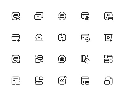 Myicons✨ — Payments, Finance vector line icons pack