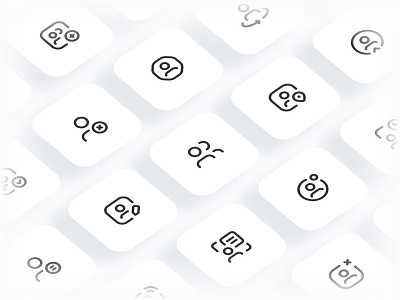 Myicons✨ — Users, Single user vector line icons pack