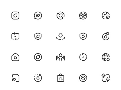 Myicons — Ecology, Recycling vector line icons pack by Myicons on Dribbble