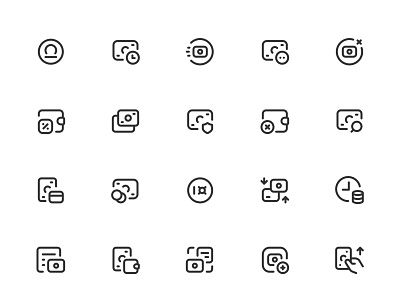 Myicons✨ — Money, Currency vector line icons pack