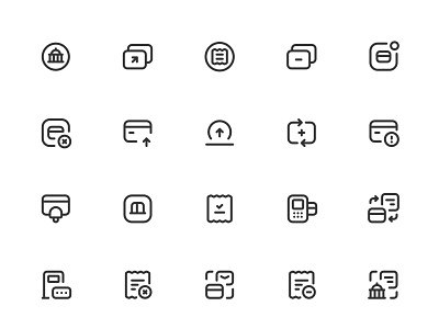 Myicons✨ — Payments, Finance vector line icons pack